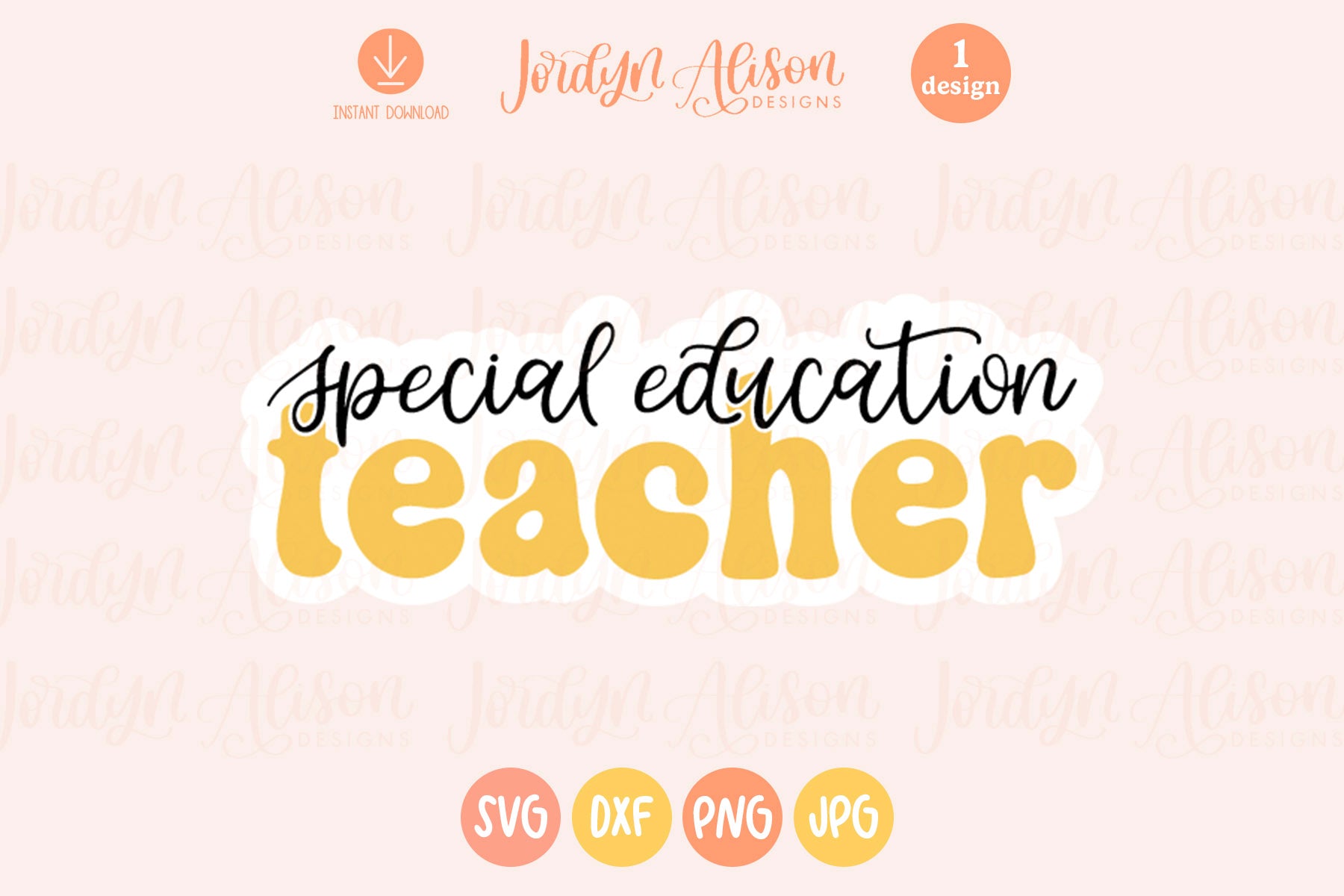 Special Education Teacher SVG