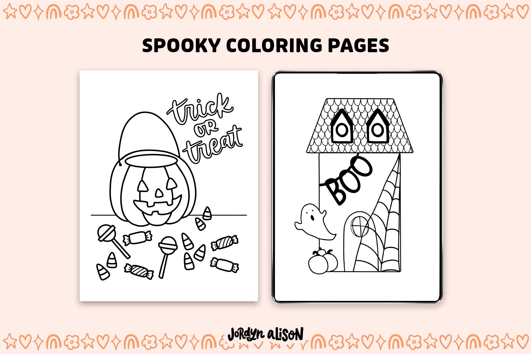 3 Halloween Coloring Pages