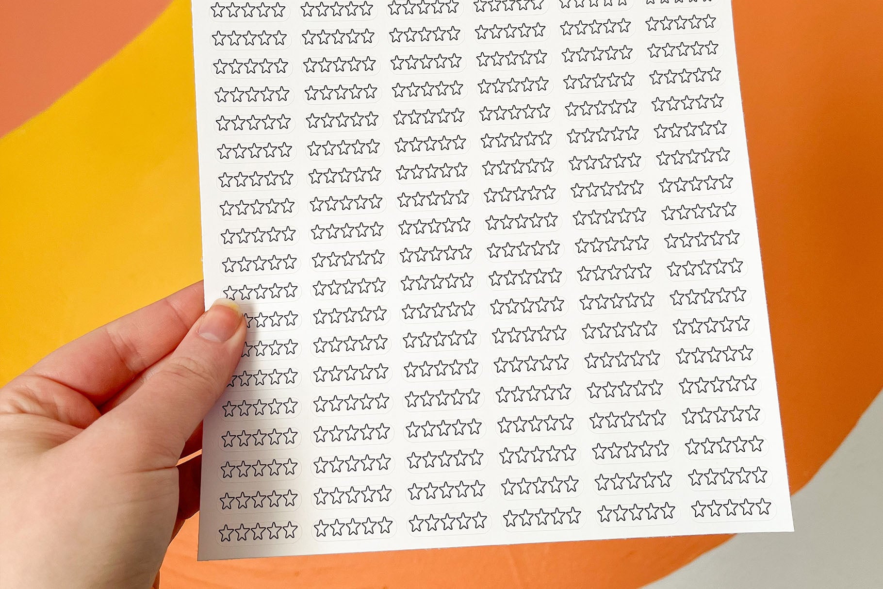 Star Ratings Sticker for Reading Journal