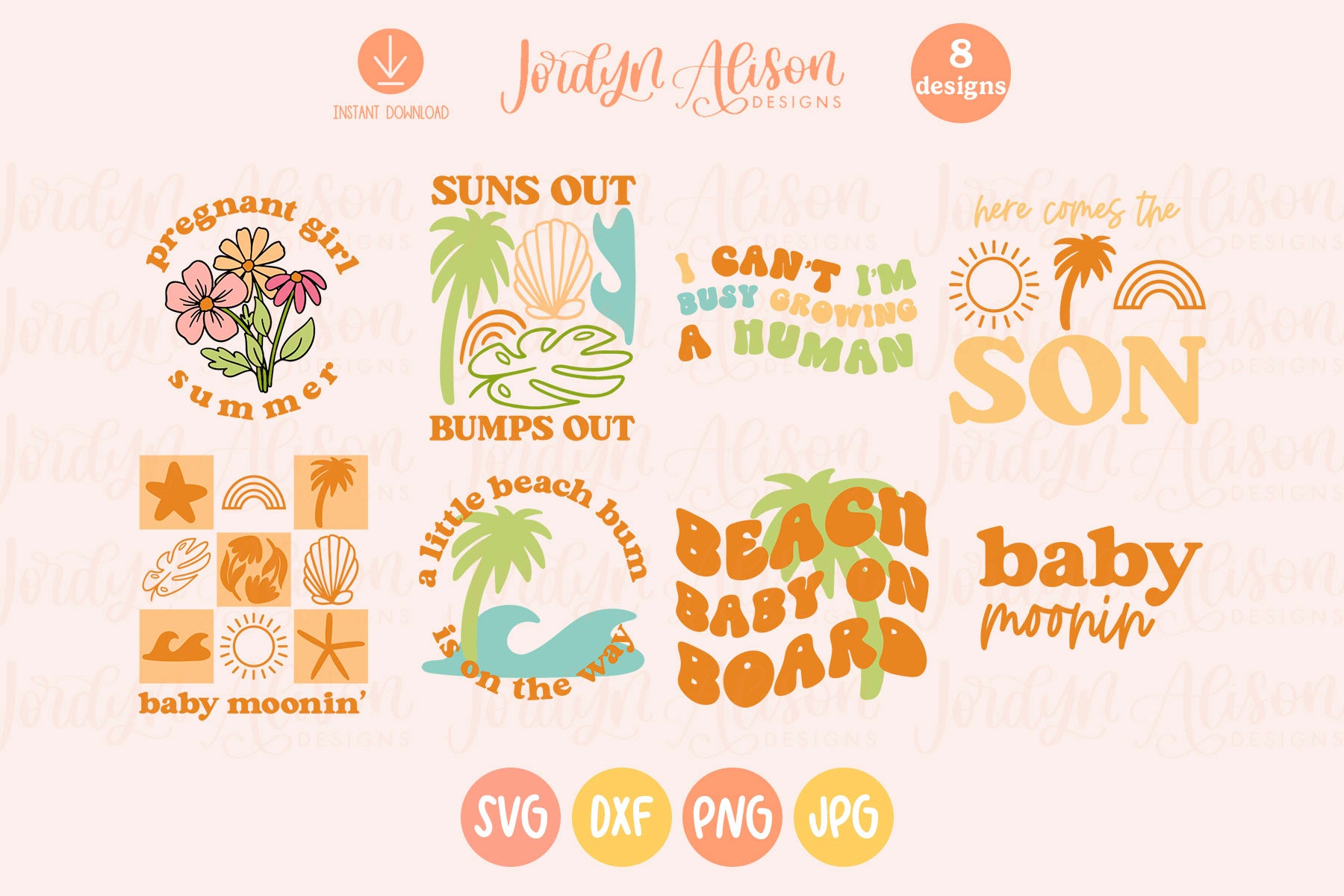 Summer Baby SVG Bundle