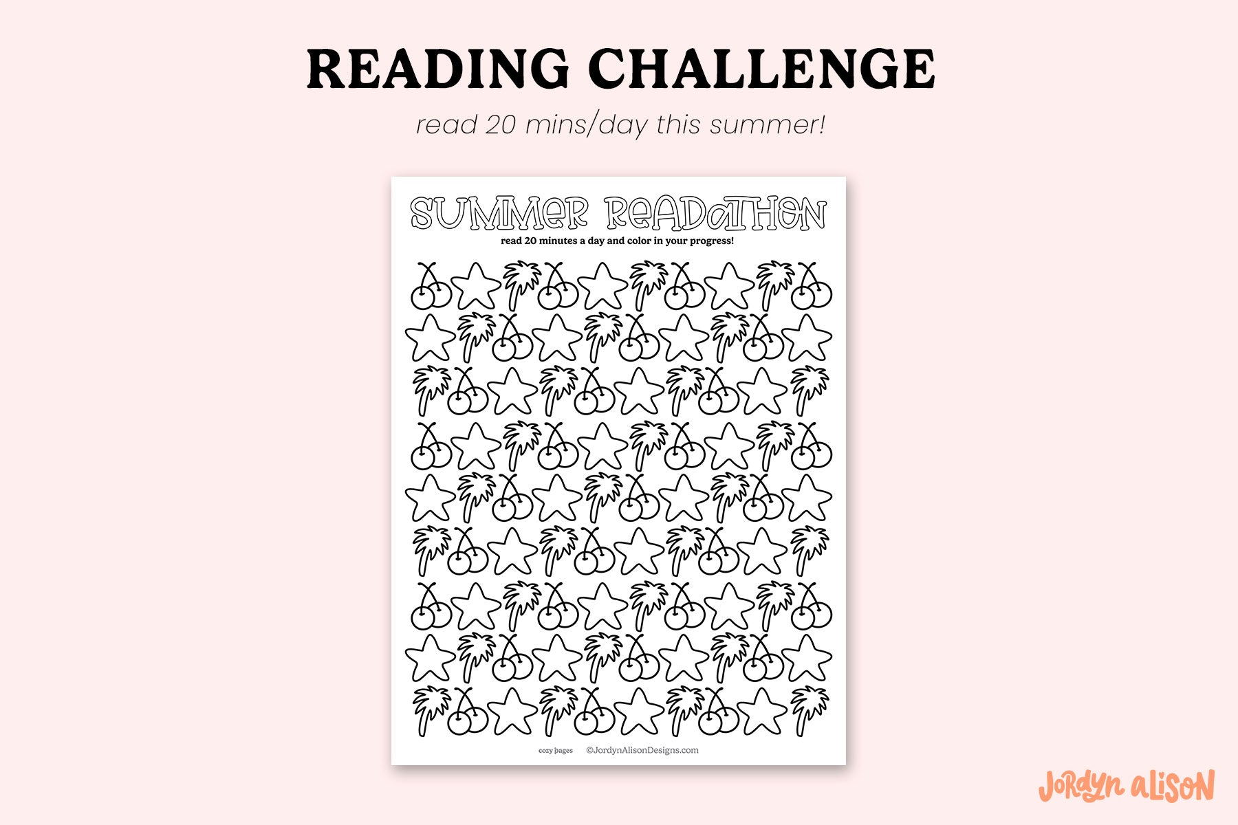 Summer Reading Challenge Printable