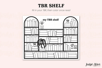 My TBR Shelf Printable