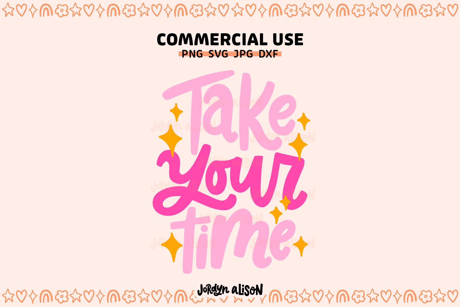Take Your Time SVG