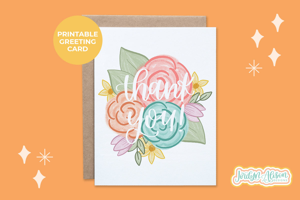 Thank You Printable Card Bundle