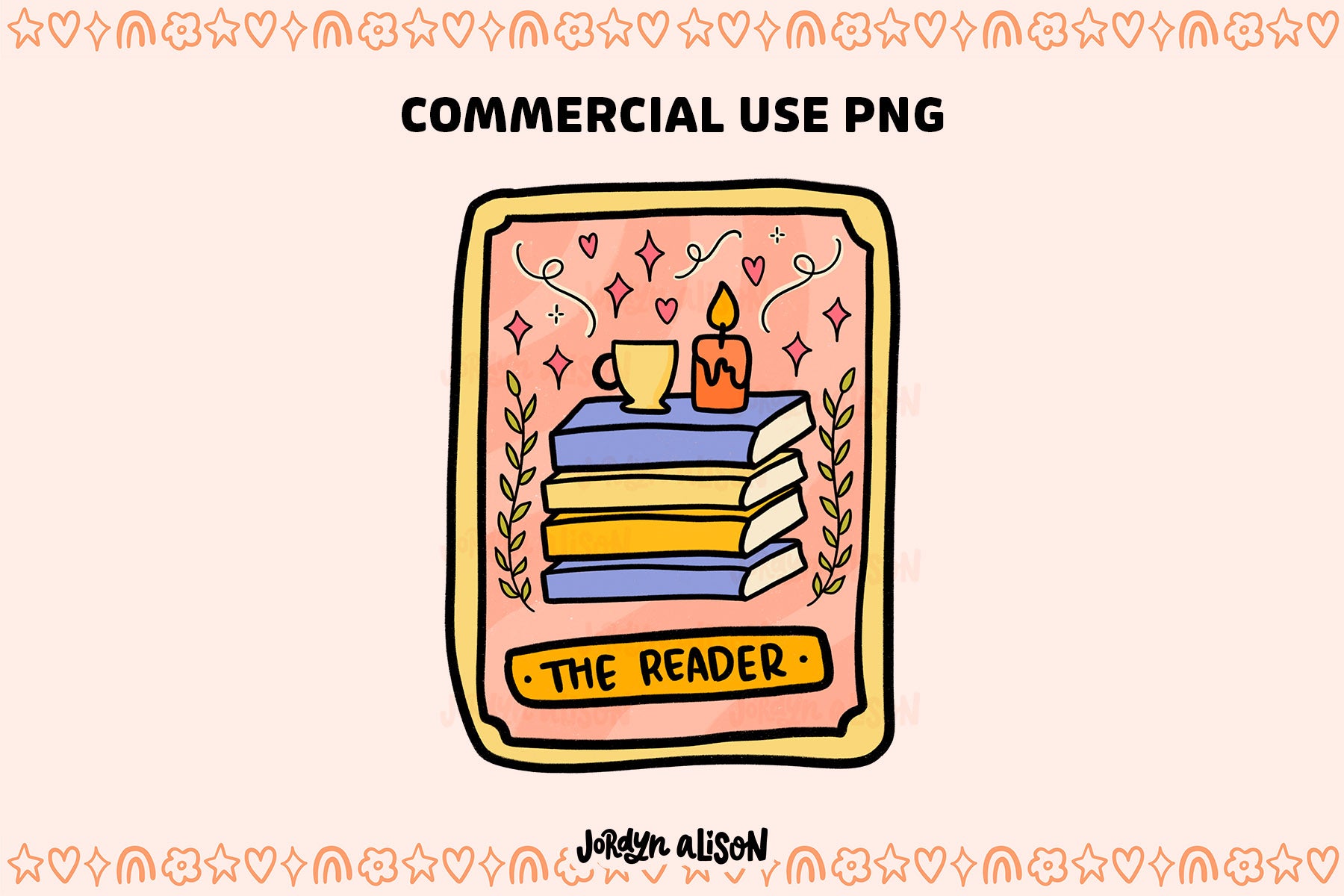The Reader Tarot Card PNG