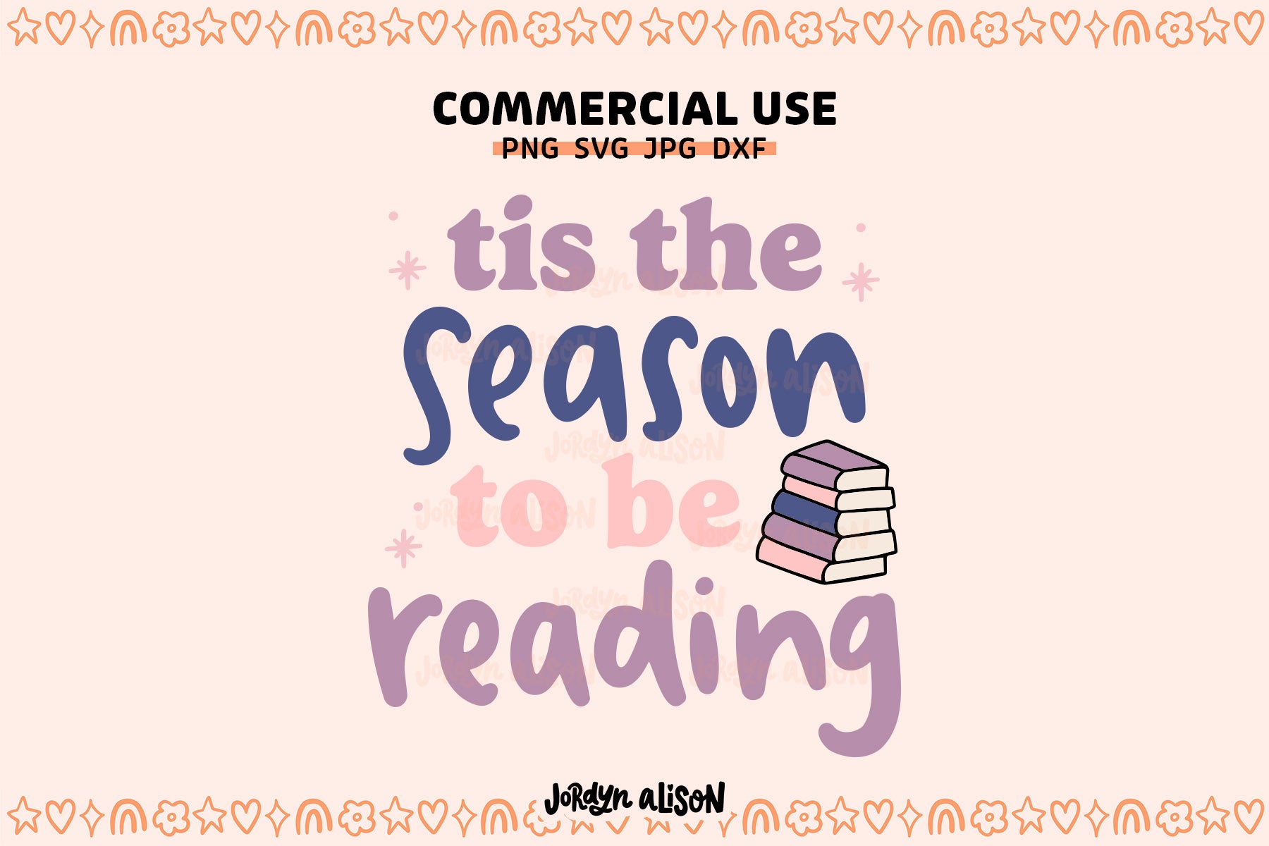 Tis the Season to be Reading SVG