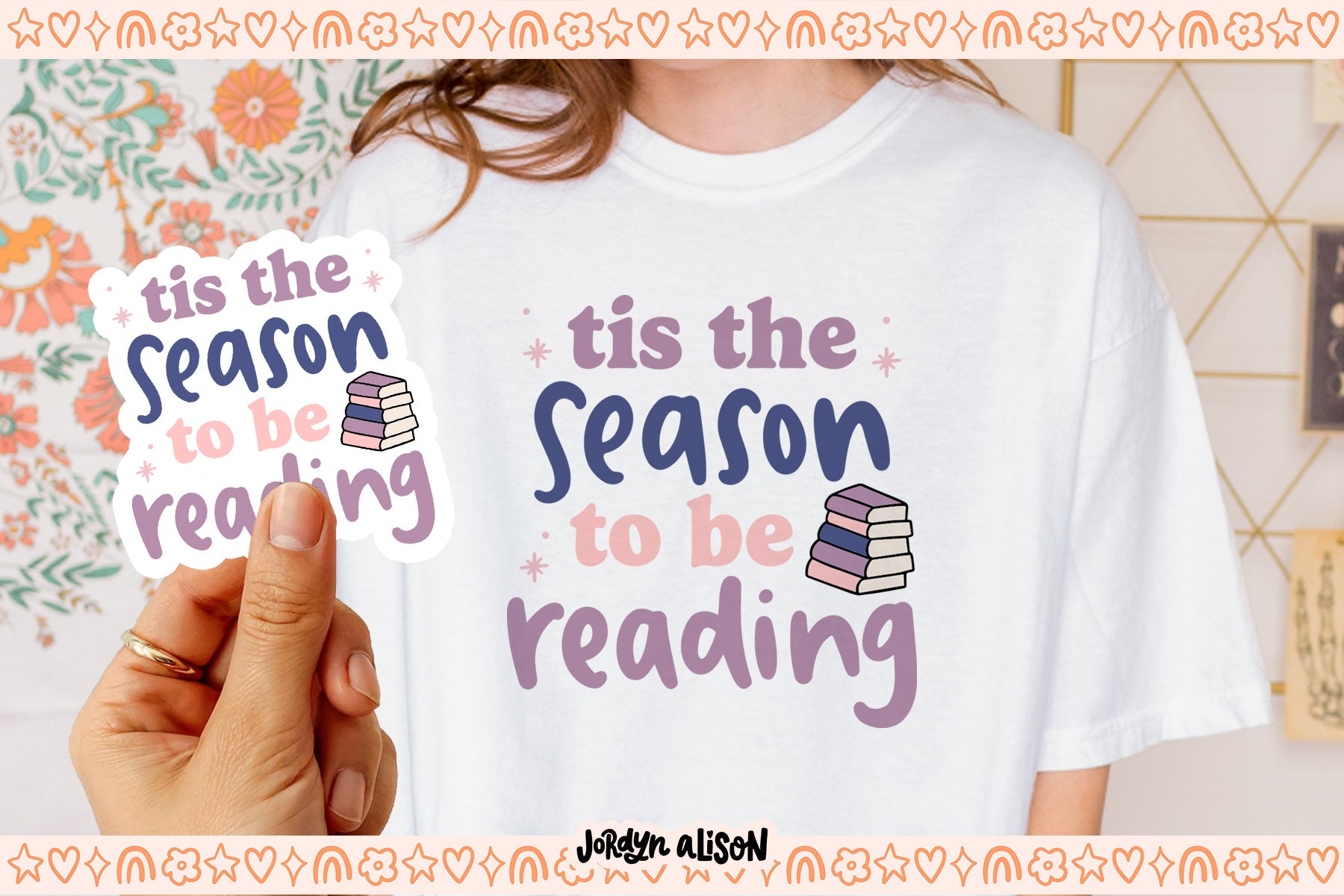Tis the Season to be Reading SVG