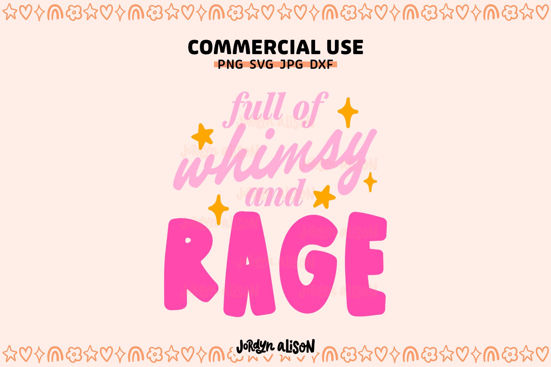 Whimsy and Rage SVG