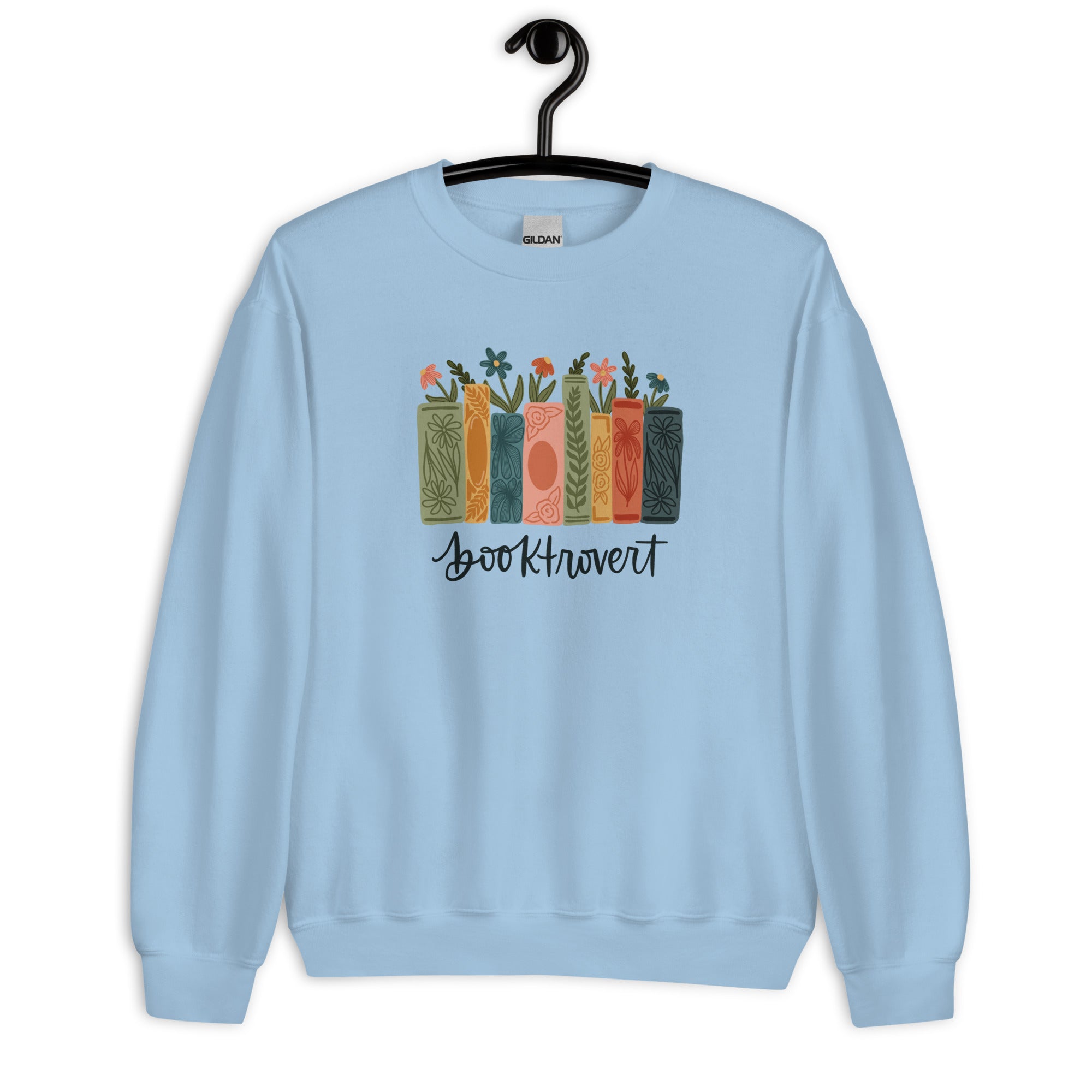 Booktrovert Floral Books Sweatshirt