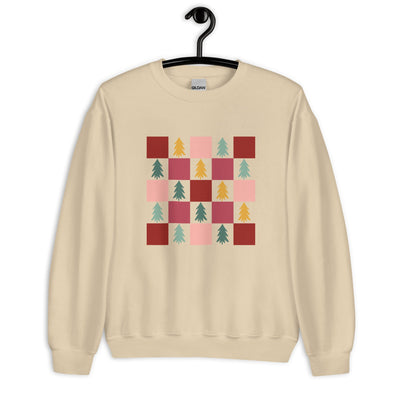 Christmas Checkerboard Sweatshirt