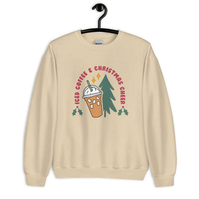 Iced Coffee and Christmas Cheer Sweatshirt