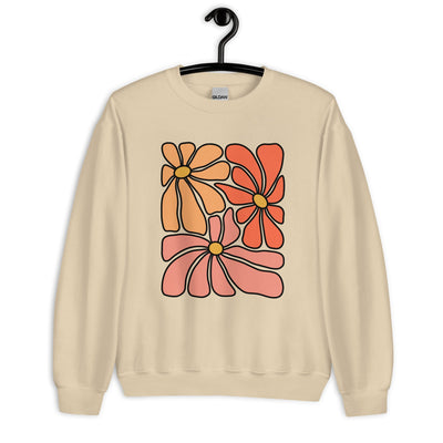 Boho Floral Sweatshirt