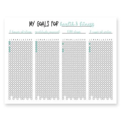 Yearly Goals Printable