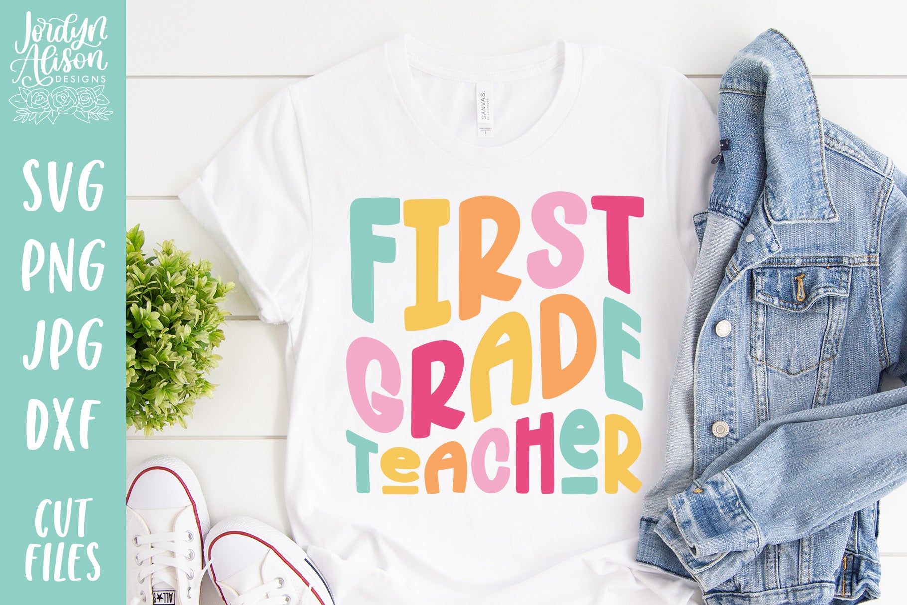 Grade Teacher SVG Bundle | 20 Wavy Retro Designs