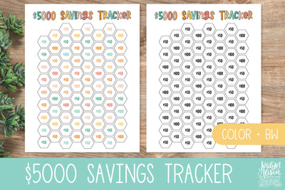 $5000 Savings Tracker