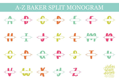 Baker Monograms - JordynAlisonDesigns