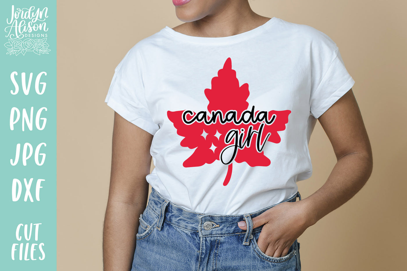 Canada Girl SVG