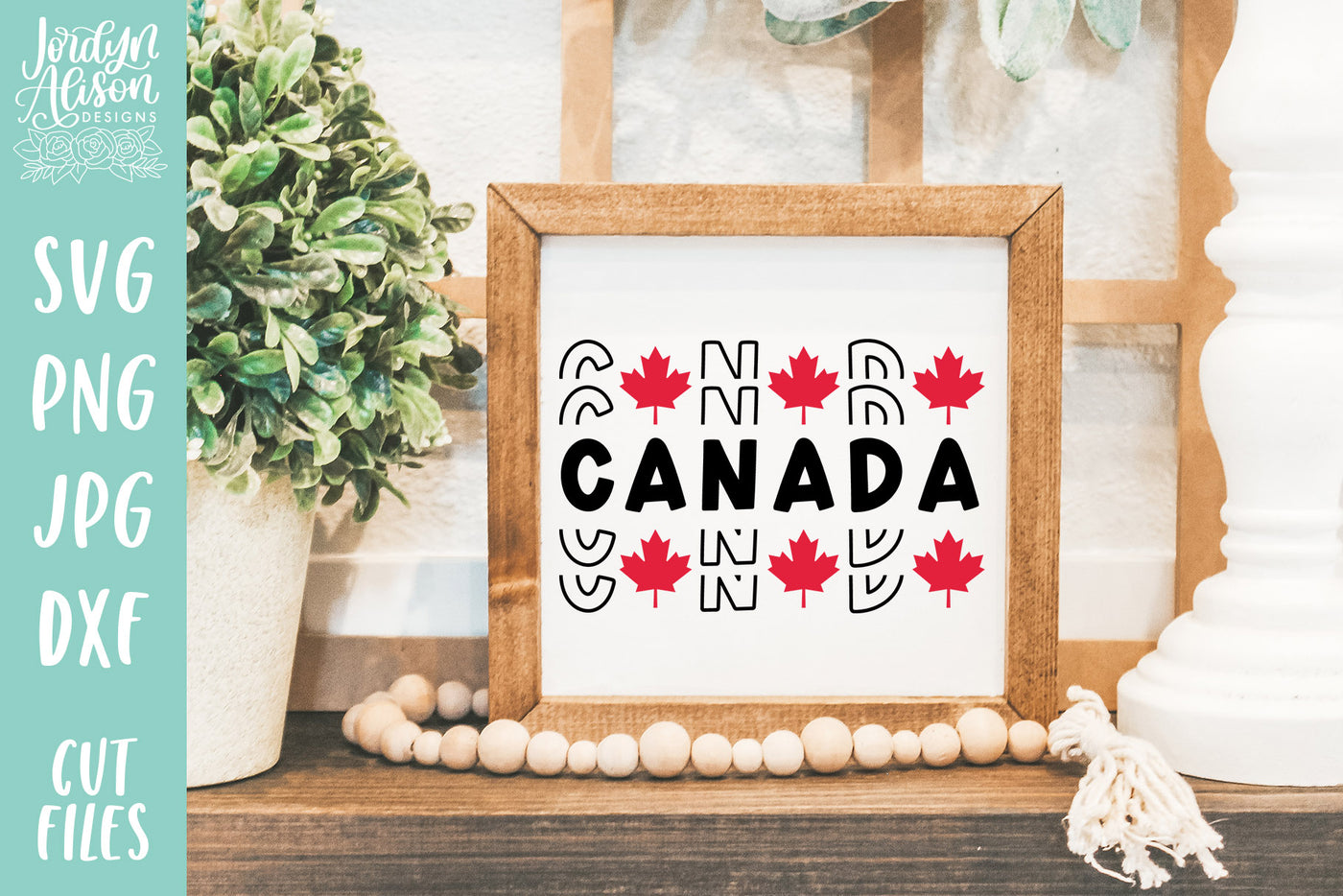 Canada Stacked Leaves SVG