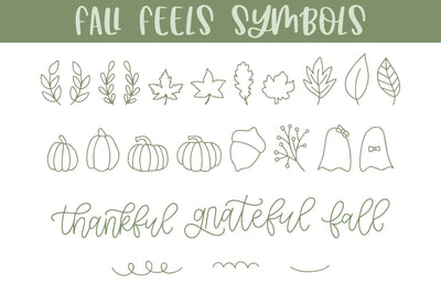 Fall Feels Font - JordynAlisonDesigns
