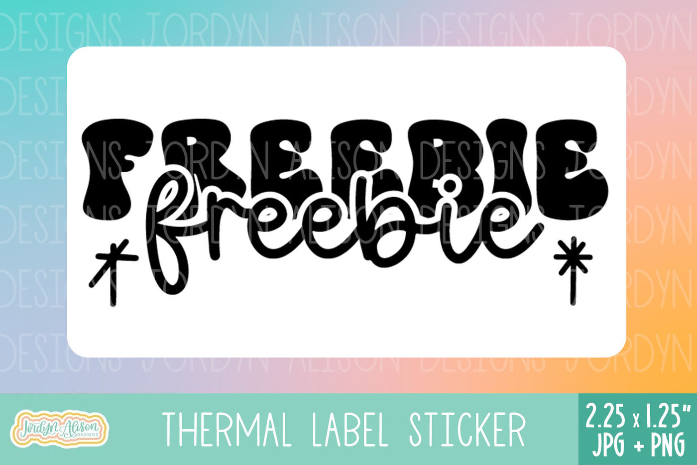 Freebie Thermal Label Design