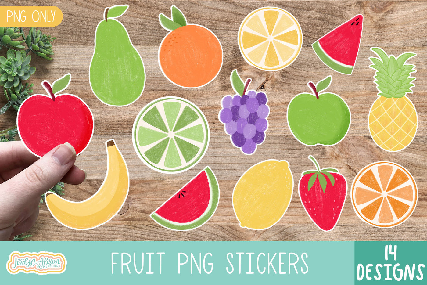 Fruit Sticker PNGs