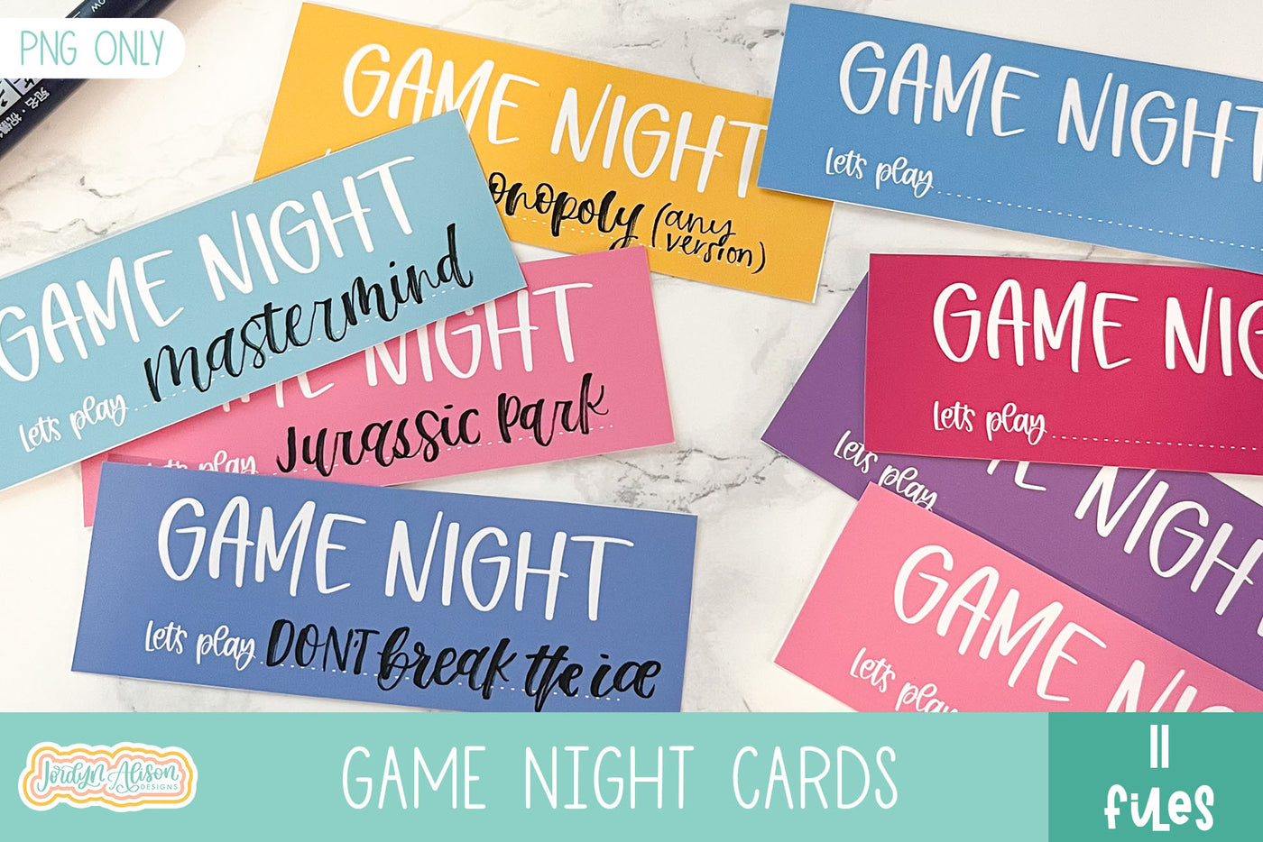 Game Night Printable Cards