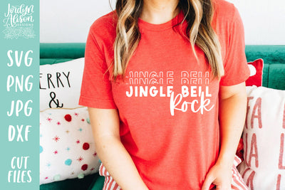 Jingle Bell Rock Stacked SVG