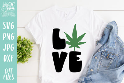 Love Weed SVG