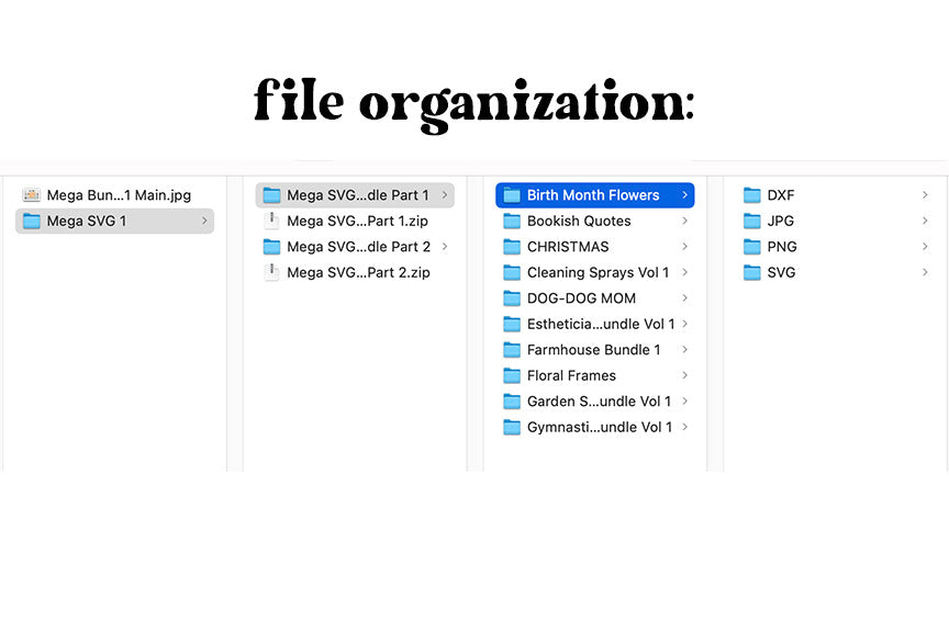 Mega SVG Bundle - 500 Designs