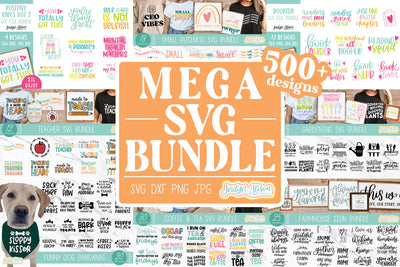 Mega SVG Bundle - 500 Designs