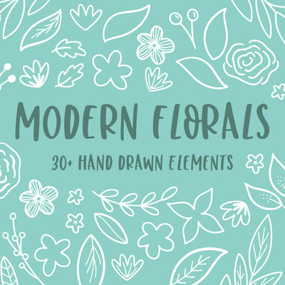Modern Florals - JordynAlisonDesigns