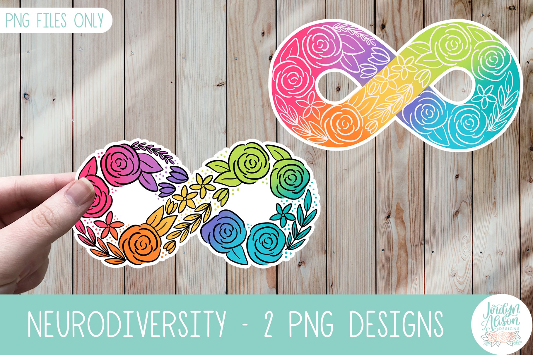 Rainbow Infinity PNG | Printable Sticker + Sublimation ...