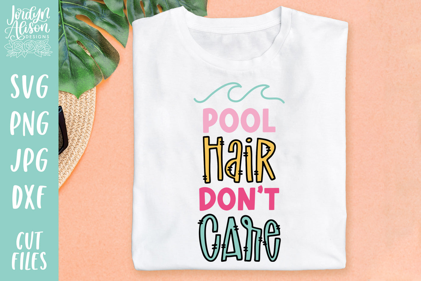 Pool Hair Don't Care SVG
