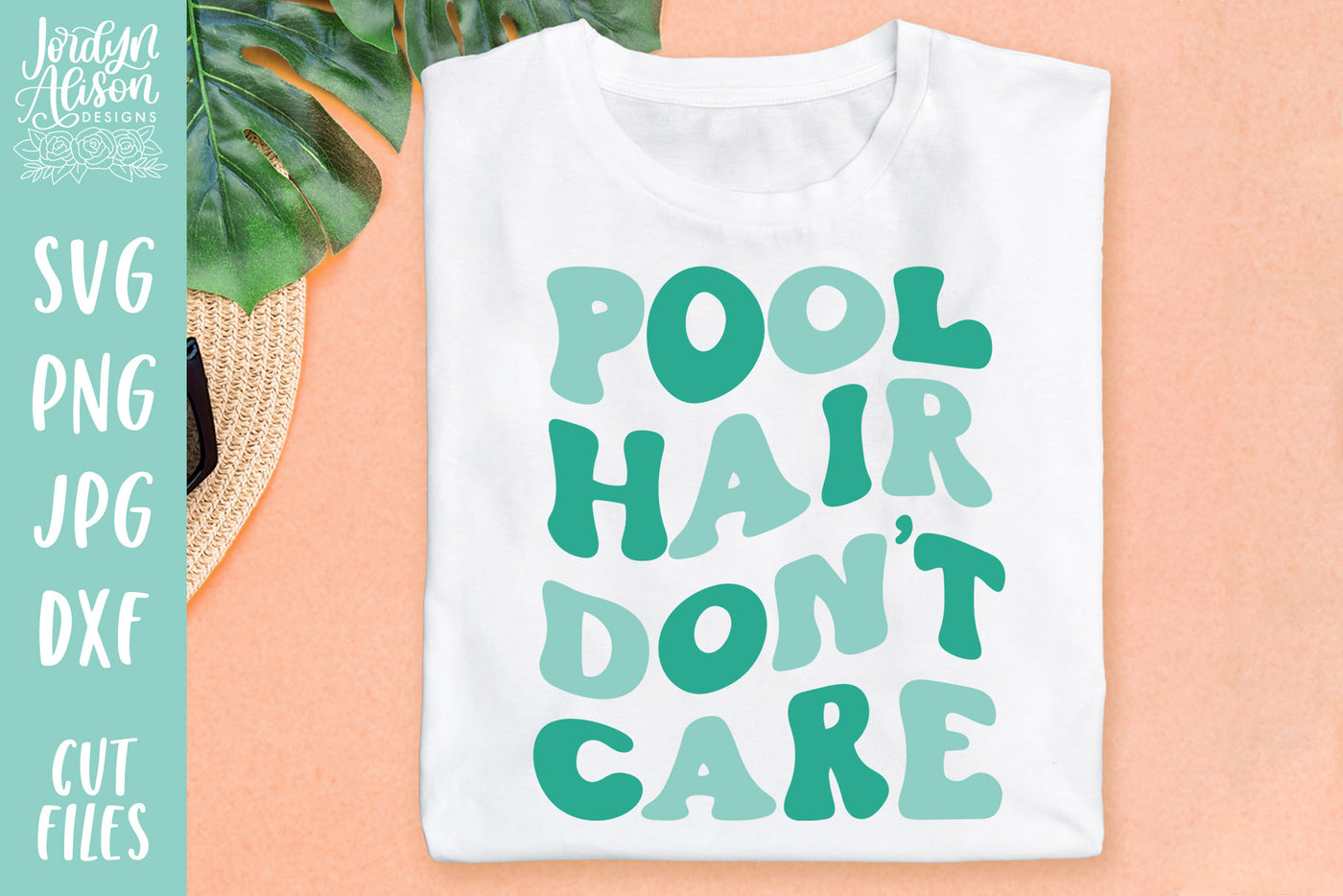 Pool Hair Don't Care Wave SVG