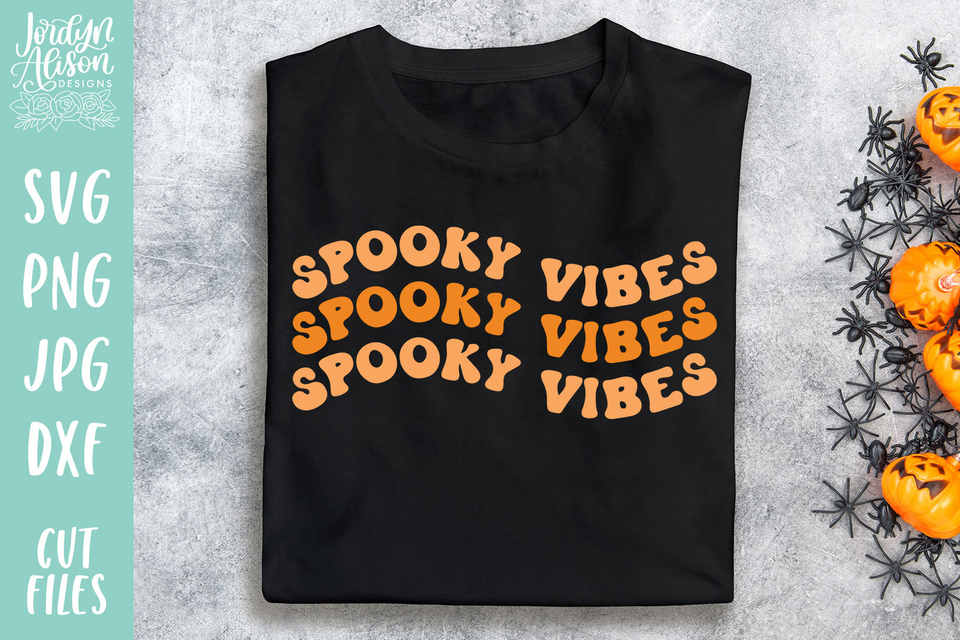 Spooky Vibes Wave SVG