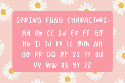 Spring Fling | Bubbly Sans Serif Font