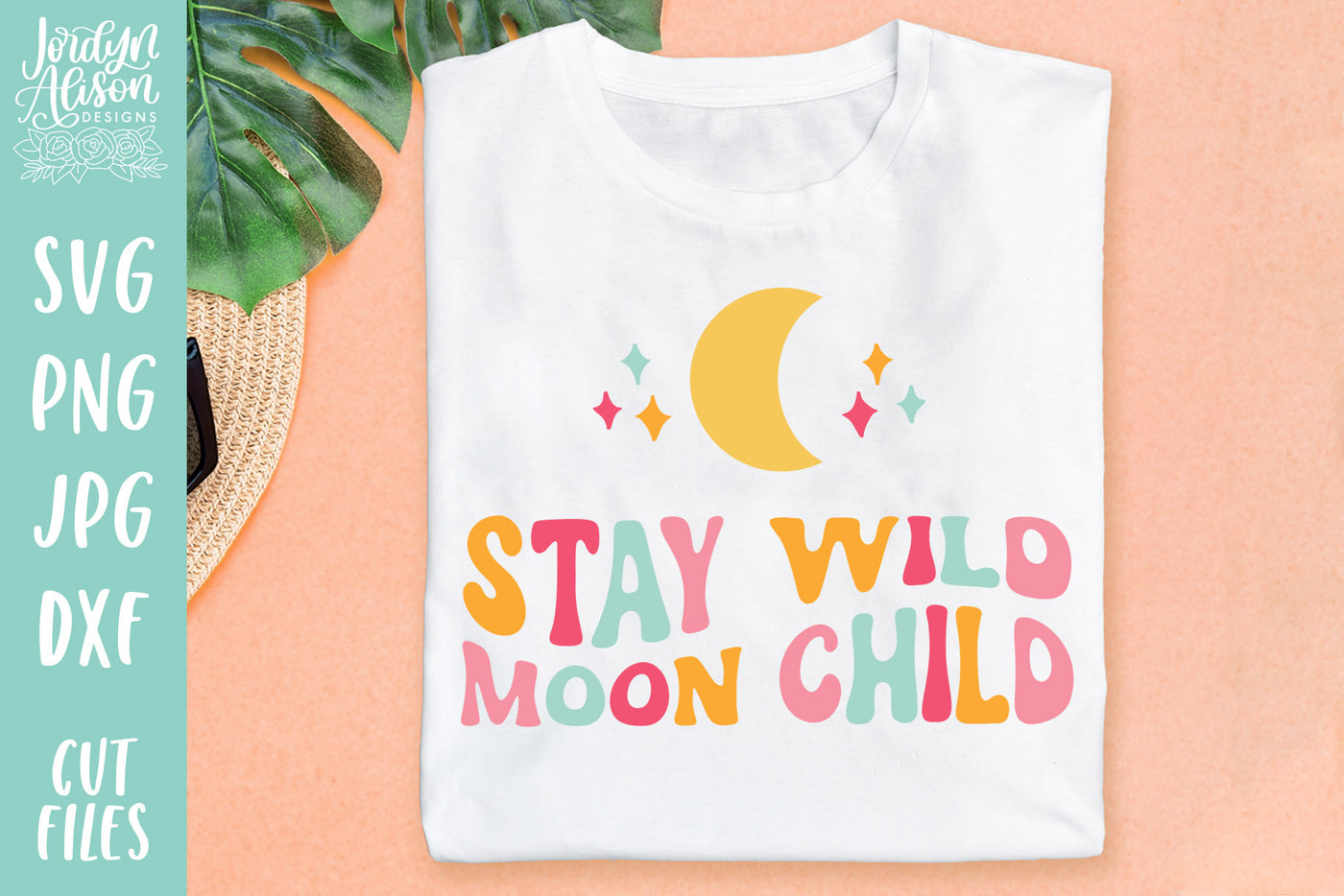 Stay Wild Moon Child SVG | Boho SVG T-Shirt Design