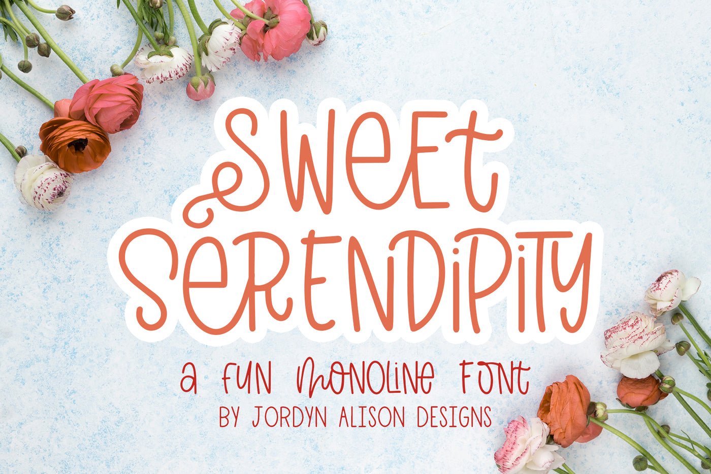 Sweet Serendipity | Monoline Font