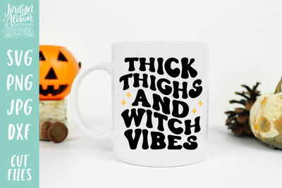Thick Thighs and Witch Vibes SVG