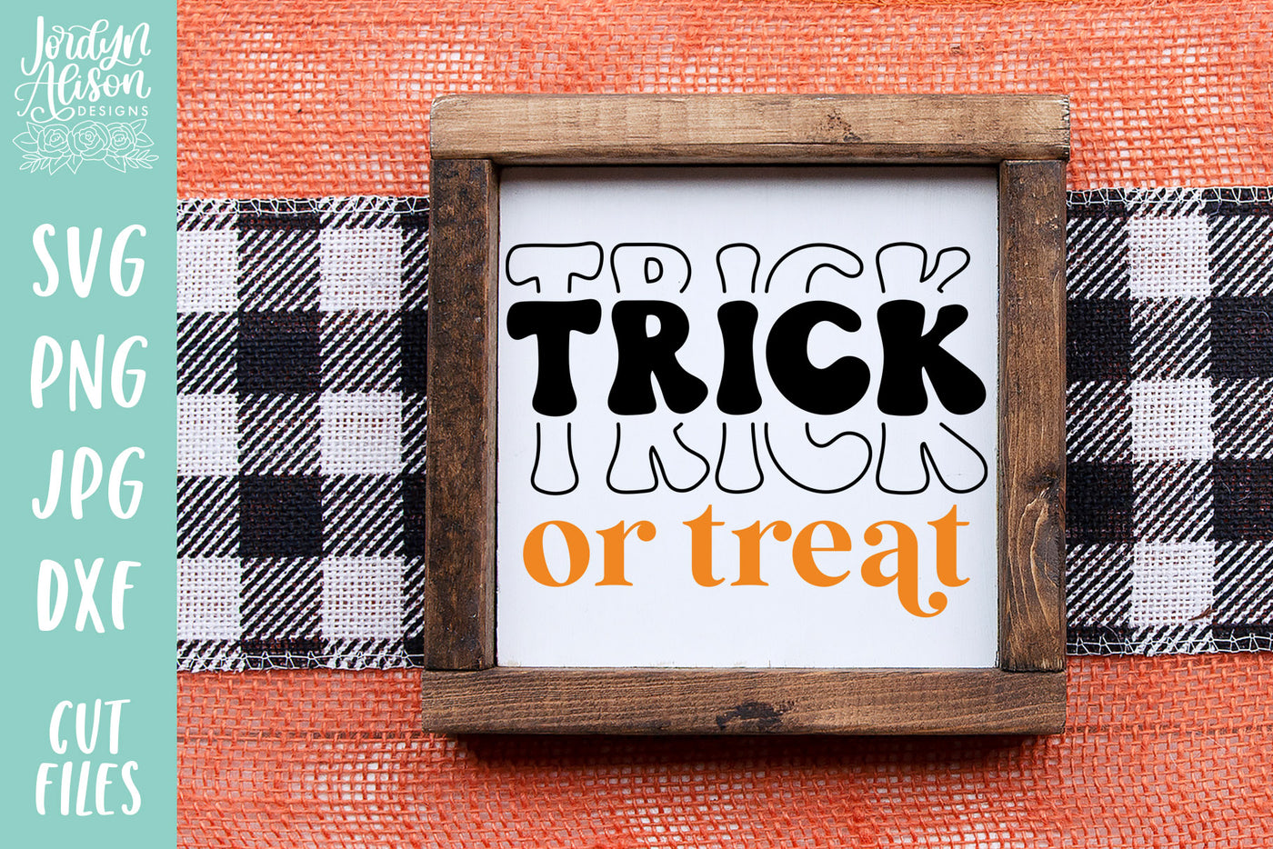 Trick or Treat Stacked SVG