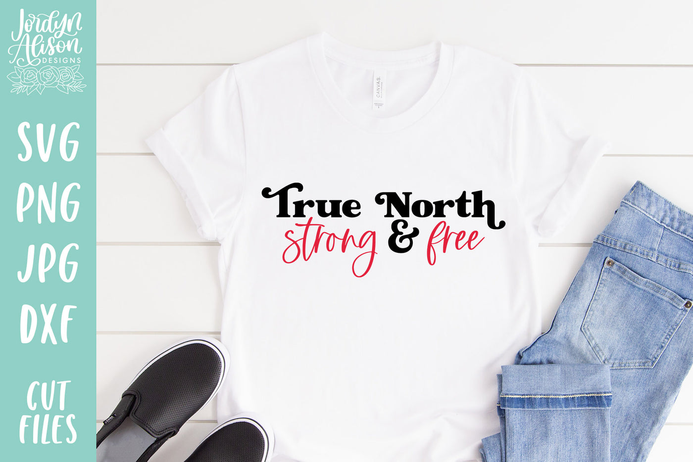 True North Strong and Free SVG