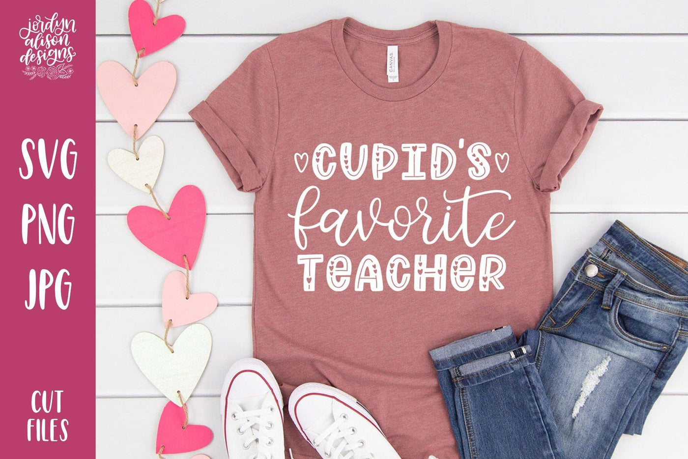 Cut File | Cupid's Favorite Teacher - JordynAlisonDesigns