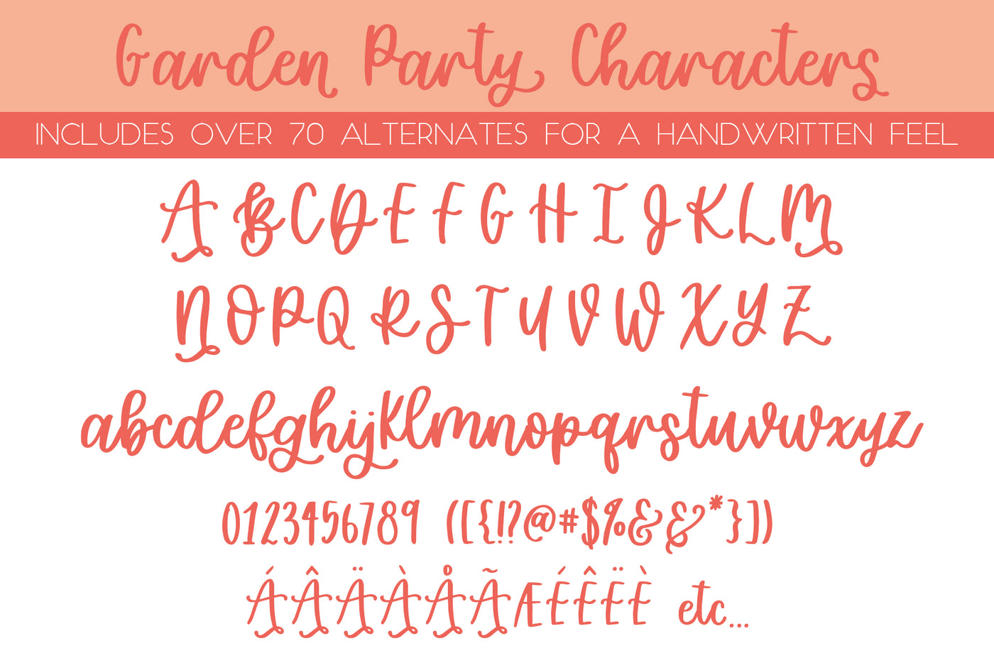 Garden Party Font - JordynAlisonDesigns