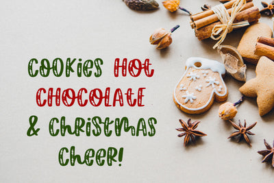 Happy Hollydays, Christmas Font - JordynAlisonDesigns