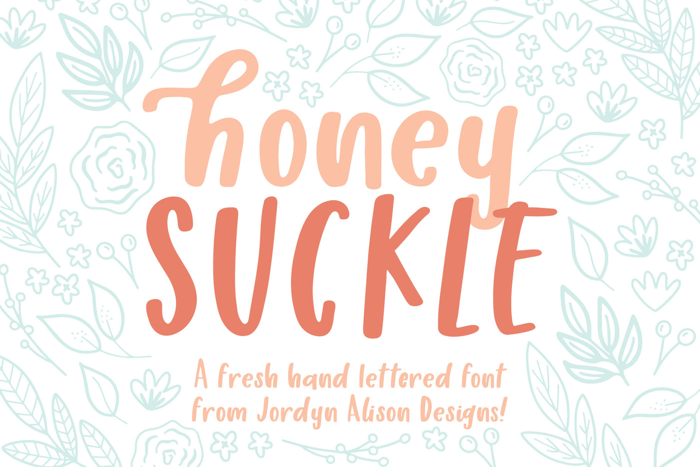 Honey Suckle Font - JordynAlisonDesigns