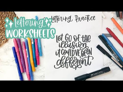 Lettering Quotes | Hand Lettering Practice Worksheet Vol 2