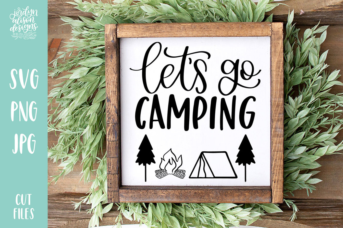 Let's Go Camping V2 SVG