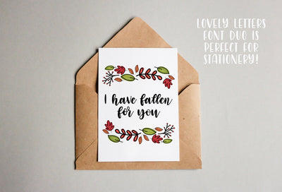 Lovely Letters Font - JordynAlisonDesigns