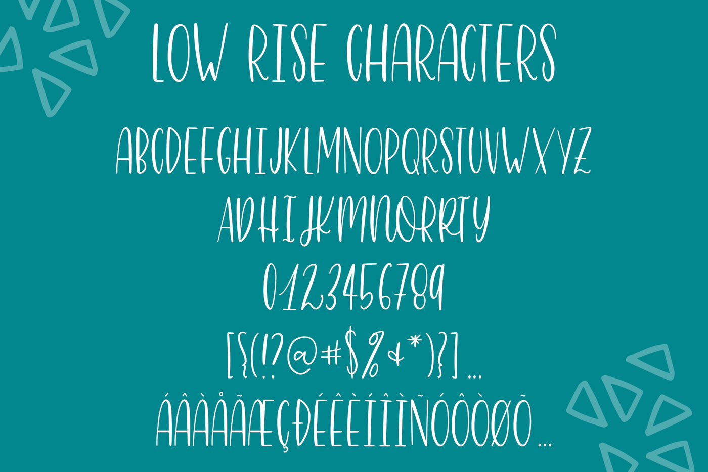 Low Rise Font - JordynAlisonDesigns
